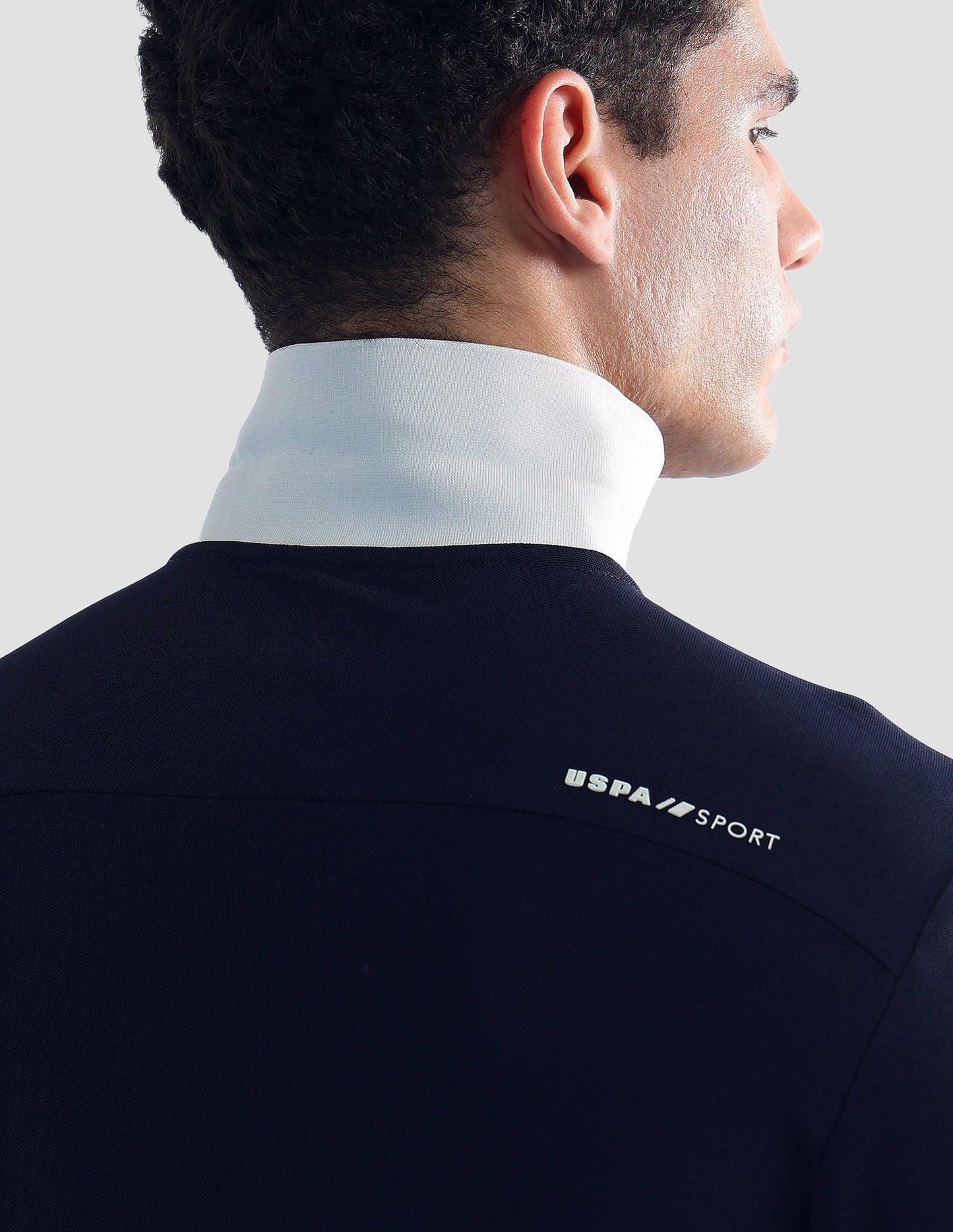 Solid Slim Fit Active Polo Shirt