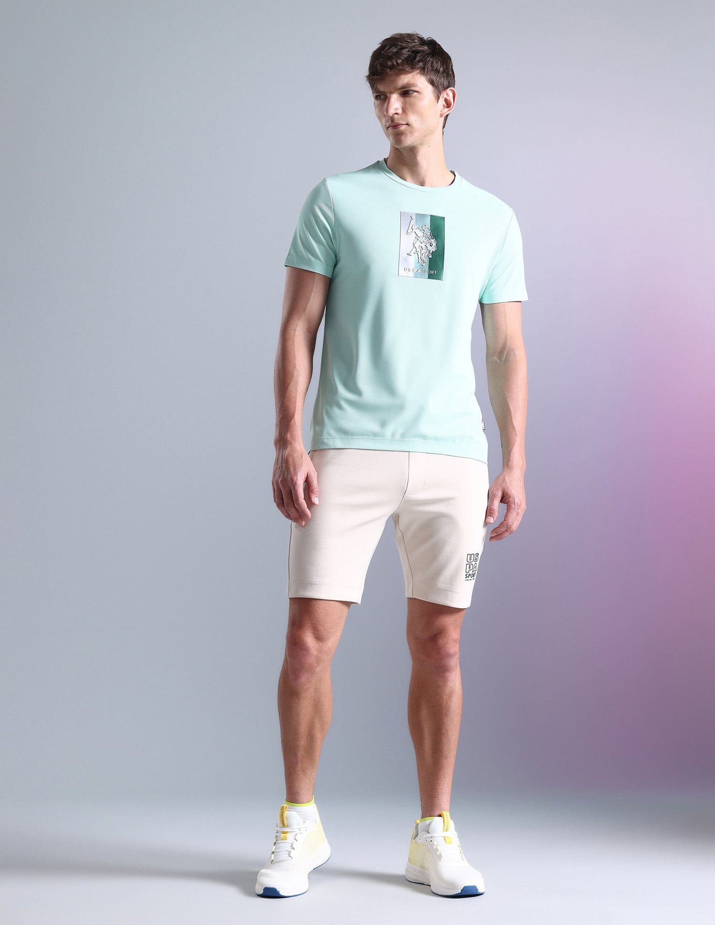 Slim Fit Honeycomb T-Shirt