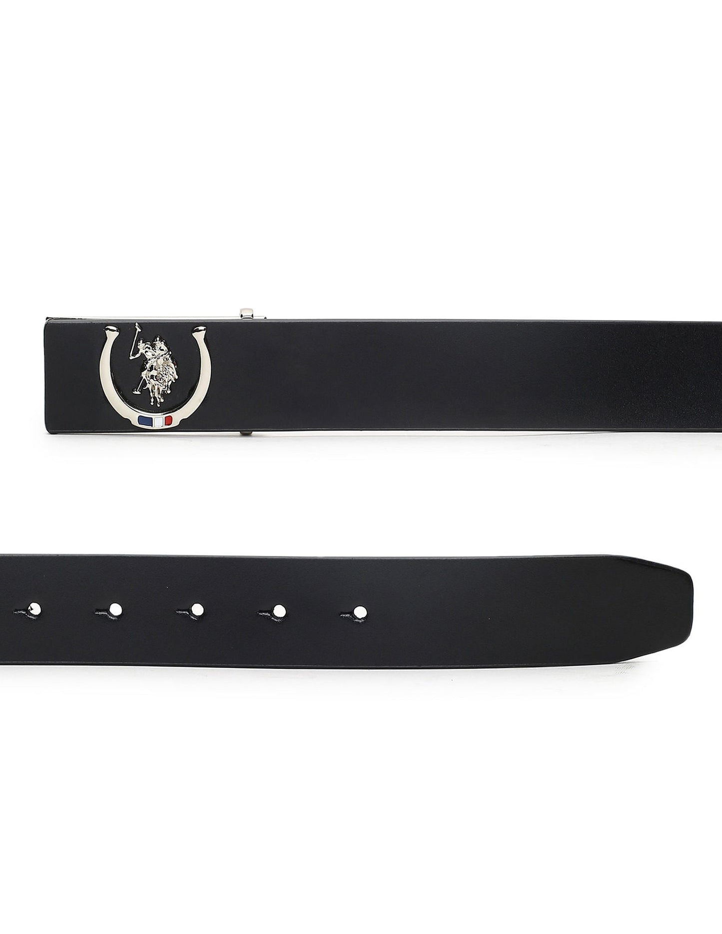 Leather Metallic Buckle Belt