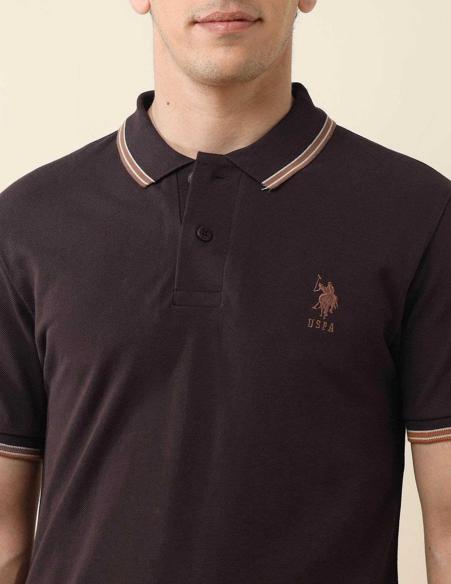 Slim Fit Solid Polo Shirt