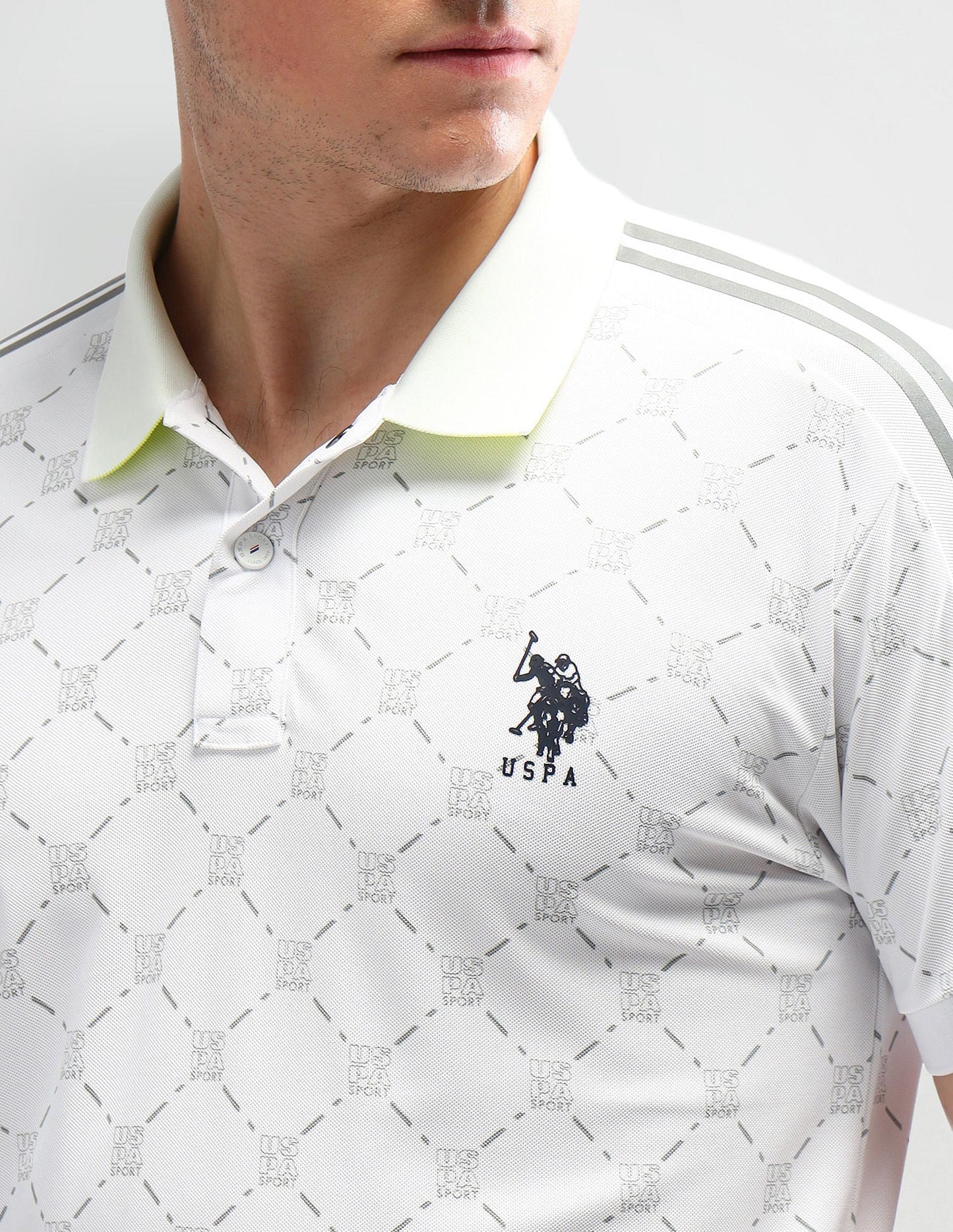 Slim Fit Printed Polo Shirt