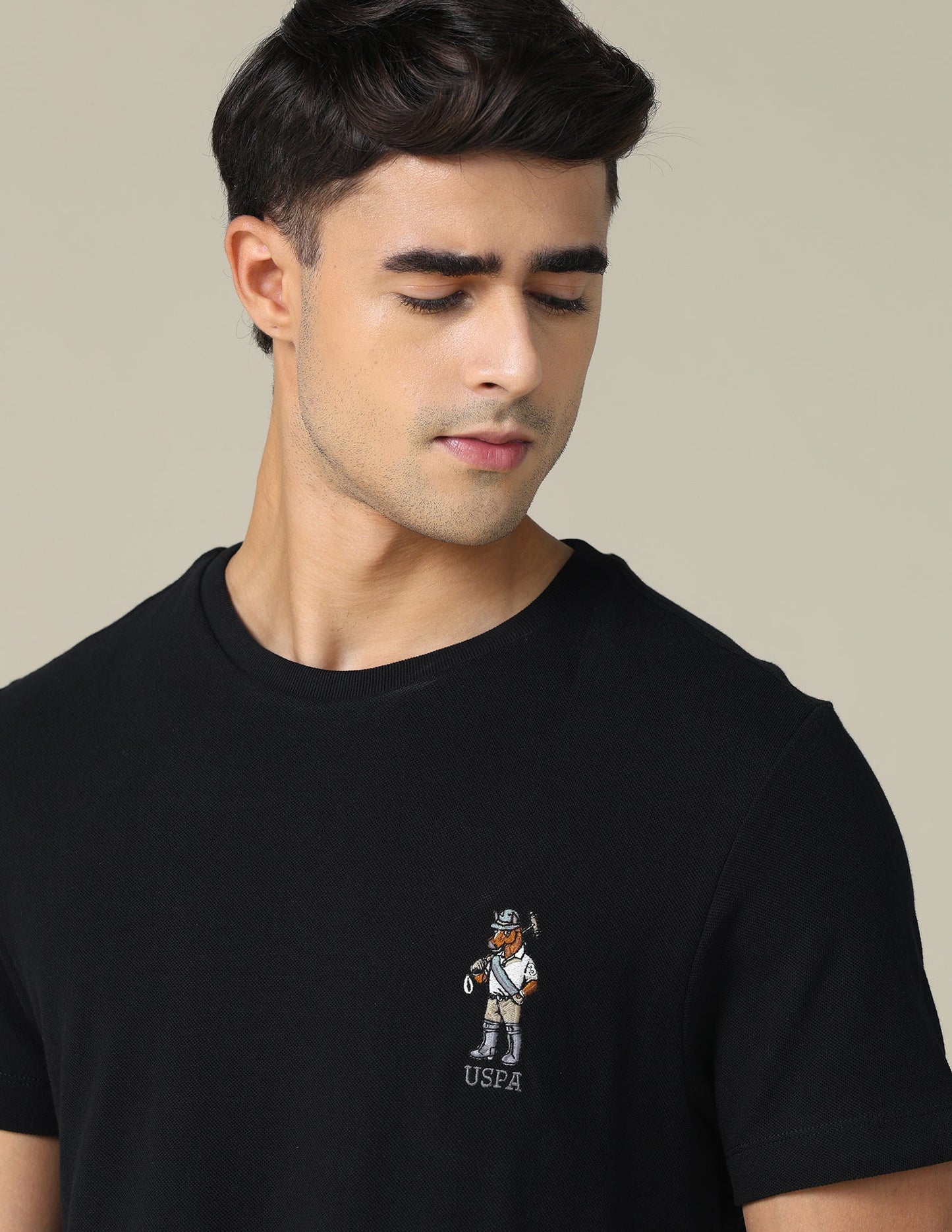 Regular Fit Solid T-shirt