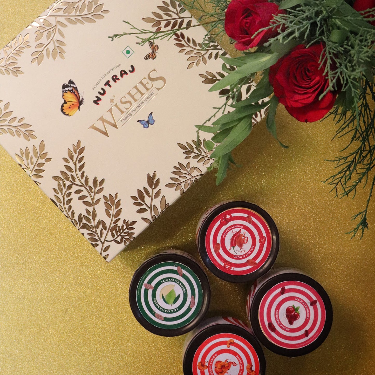Nutraj Wishes Flavor Fusion 400g Diwali Gift Box | GB-155