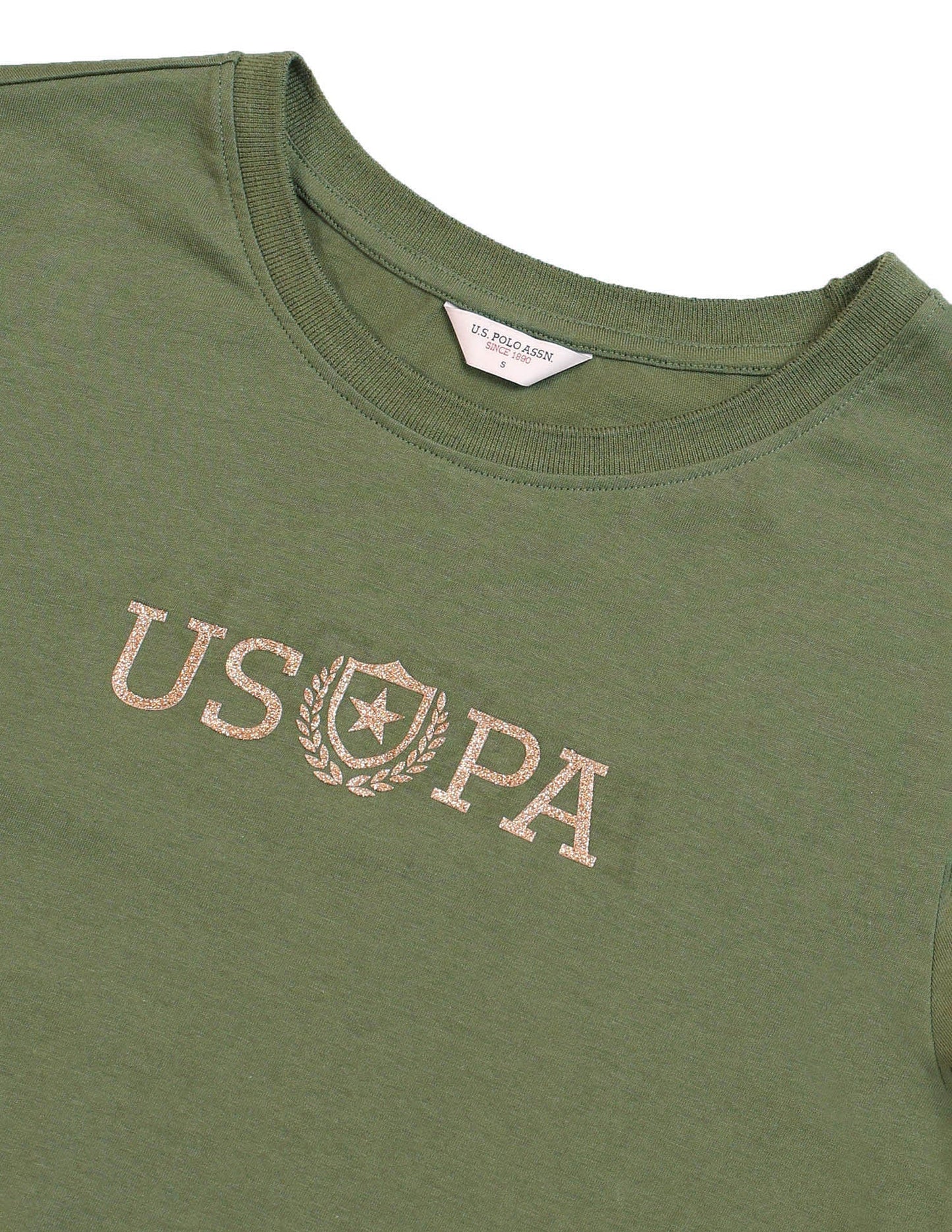 Brand Printed Regular Fit T-Shirt