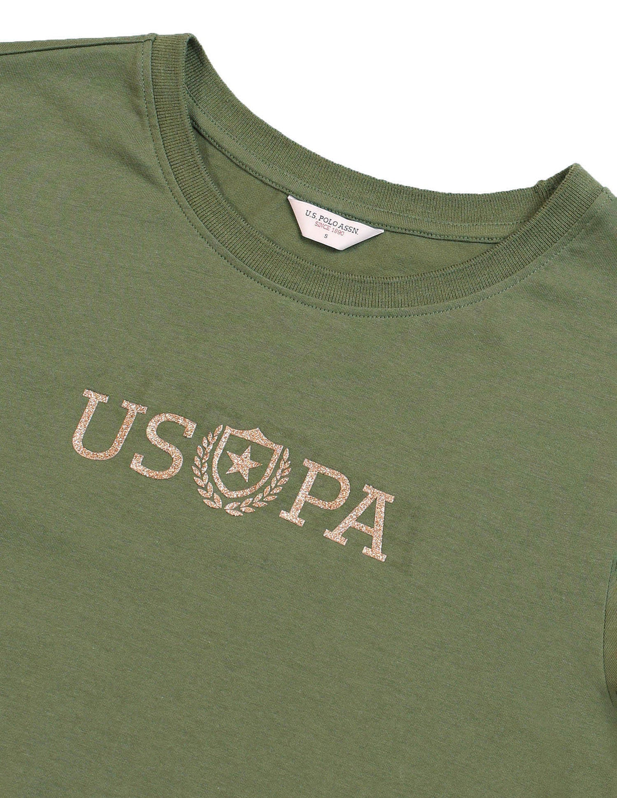 Brand Printed Regular Fit T-Shirt