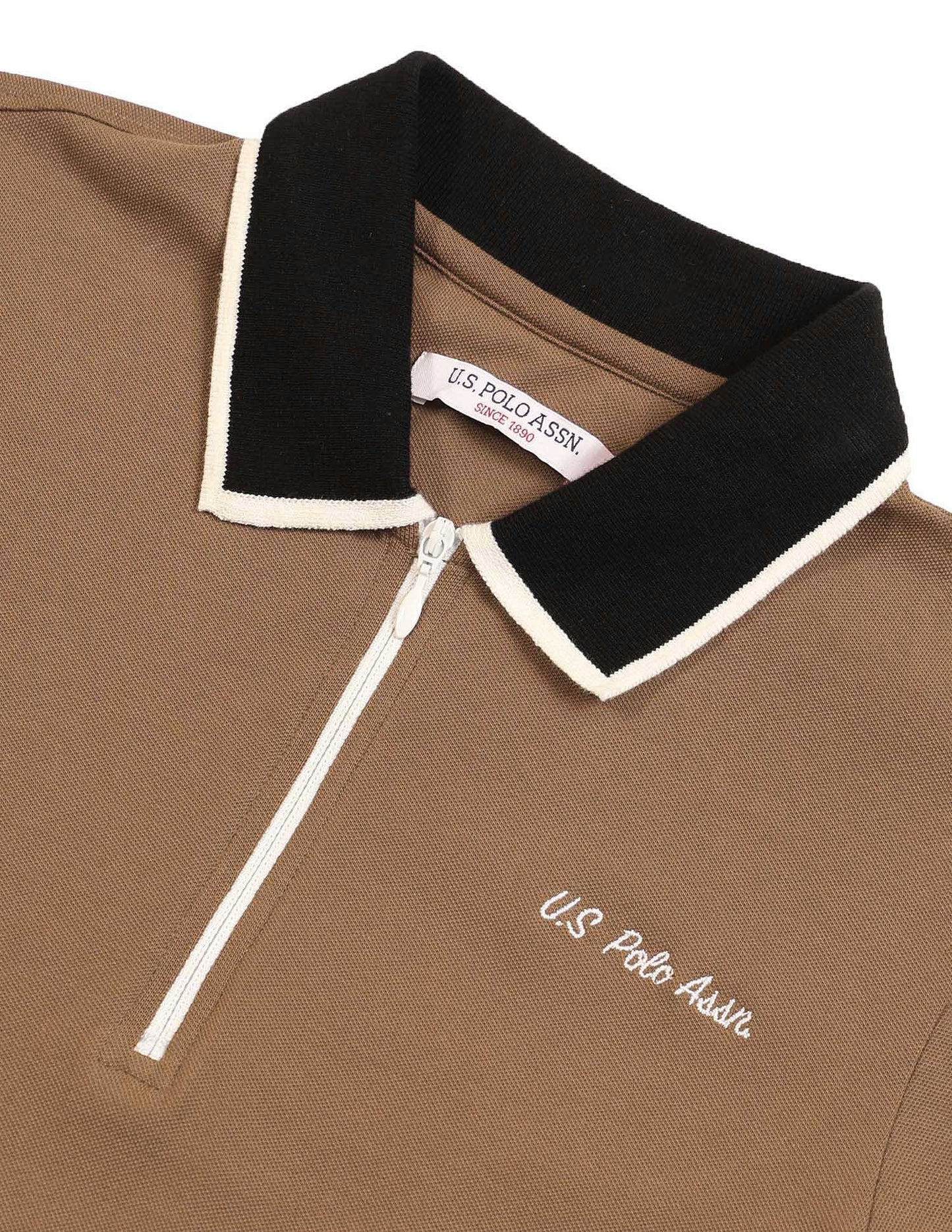 Regular Fit Solid Polo Shirt