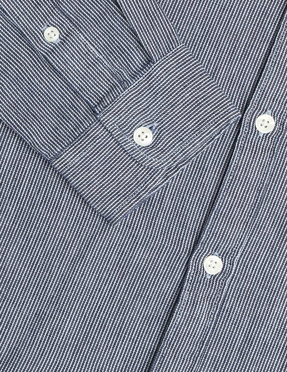 Vertical Striped Twill Shirt