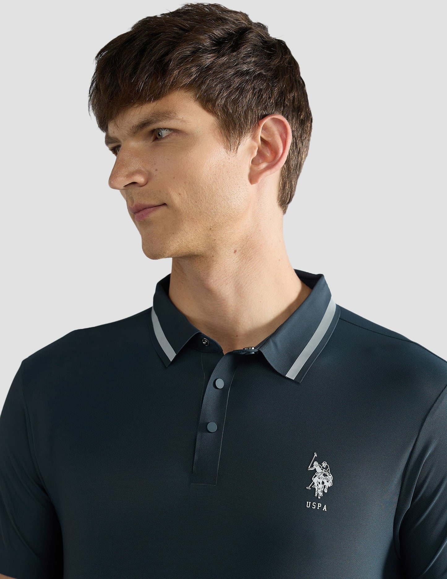 Solid Slim Fit Polo Shirt