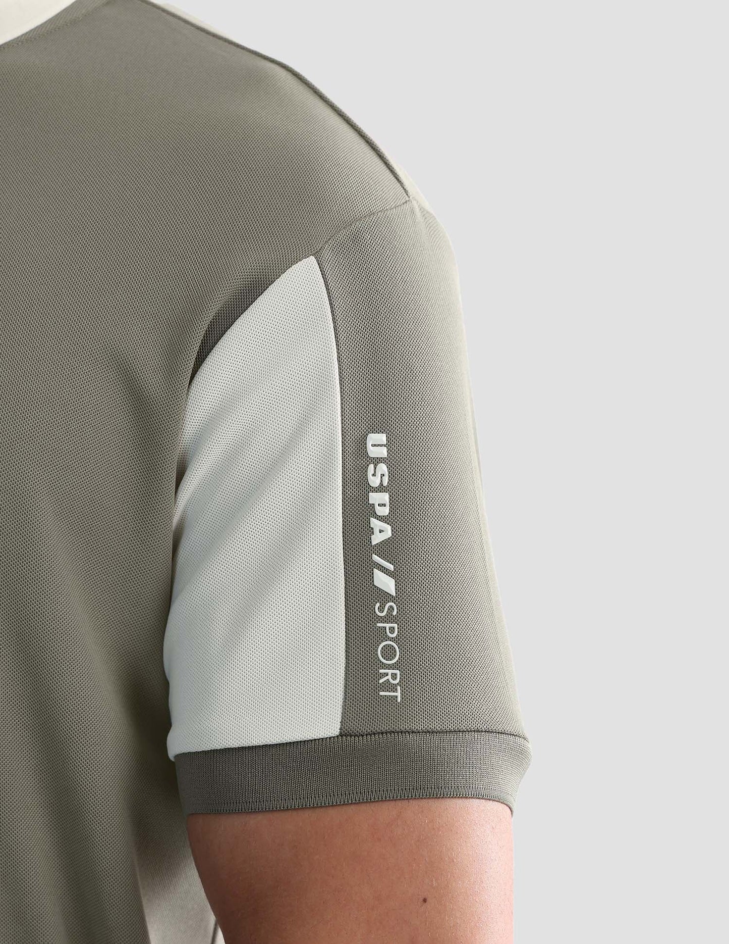 Solid Slim Fit Active Polo Shirt