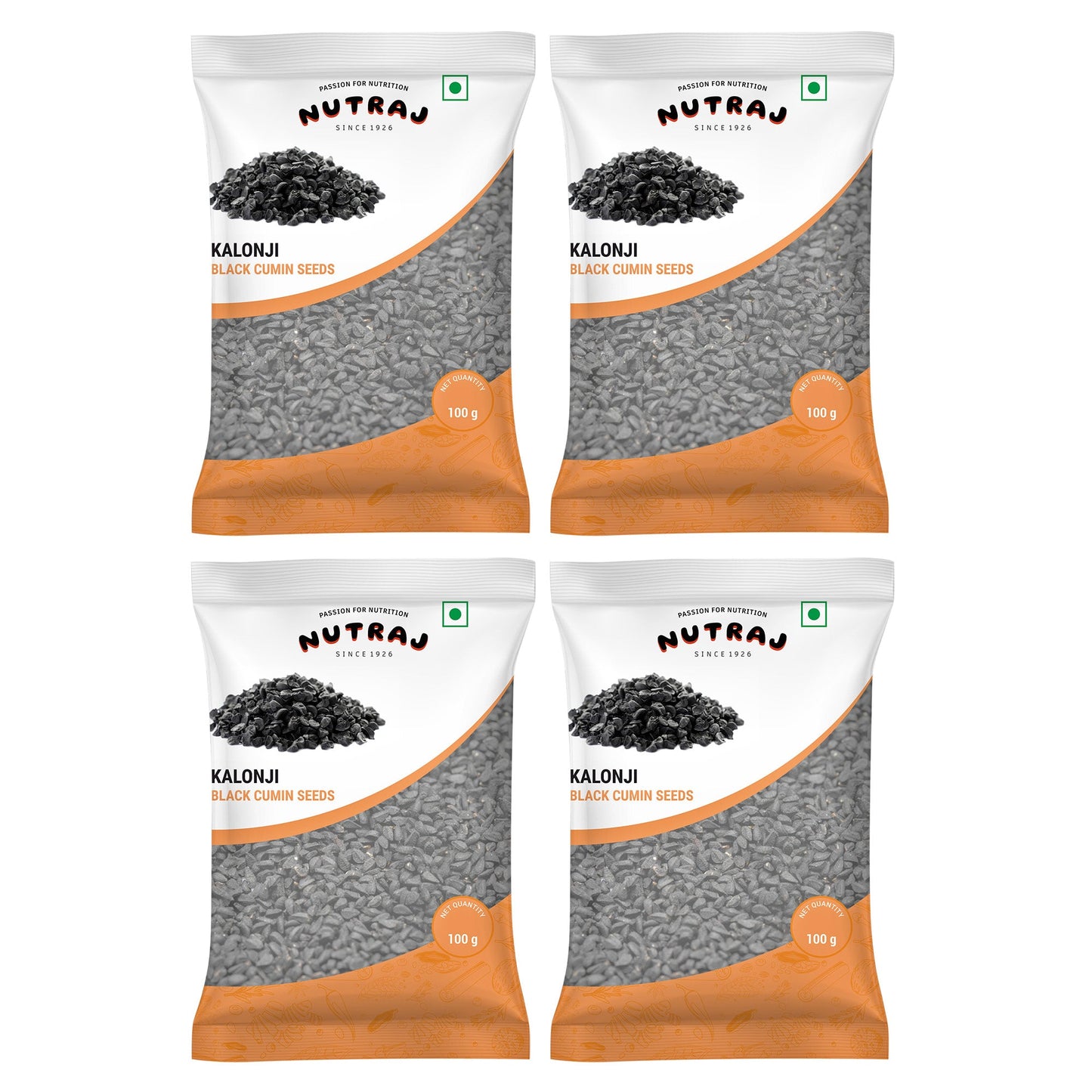 pack of four nutraj kalonji