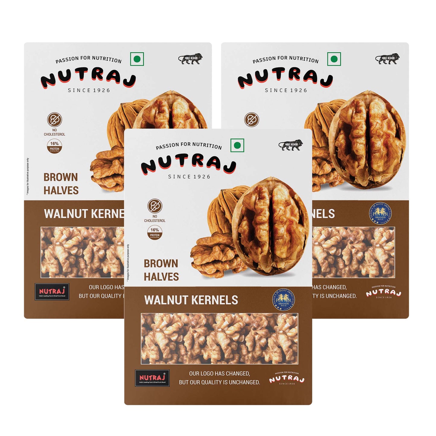 Nutraj Brown Halves Walnut (Akhrot Giri) 250gm