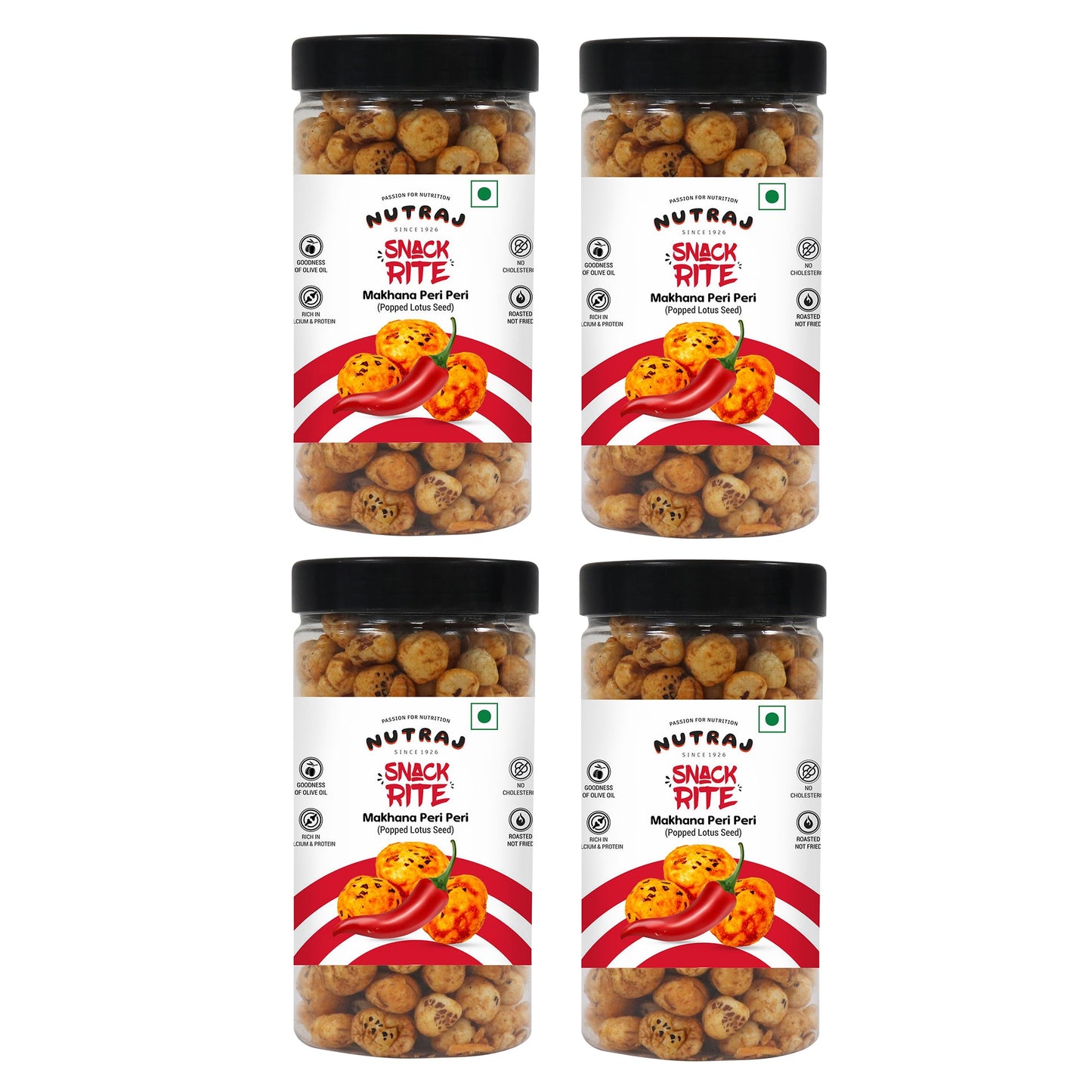 Nutraj Snackrite Makhana Peri Peri 70g