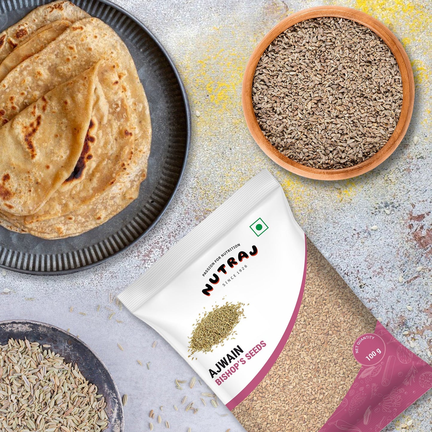 Nutraj Ajwain (Bishop's Seeds) 100g