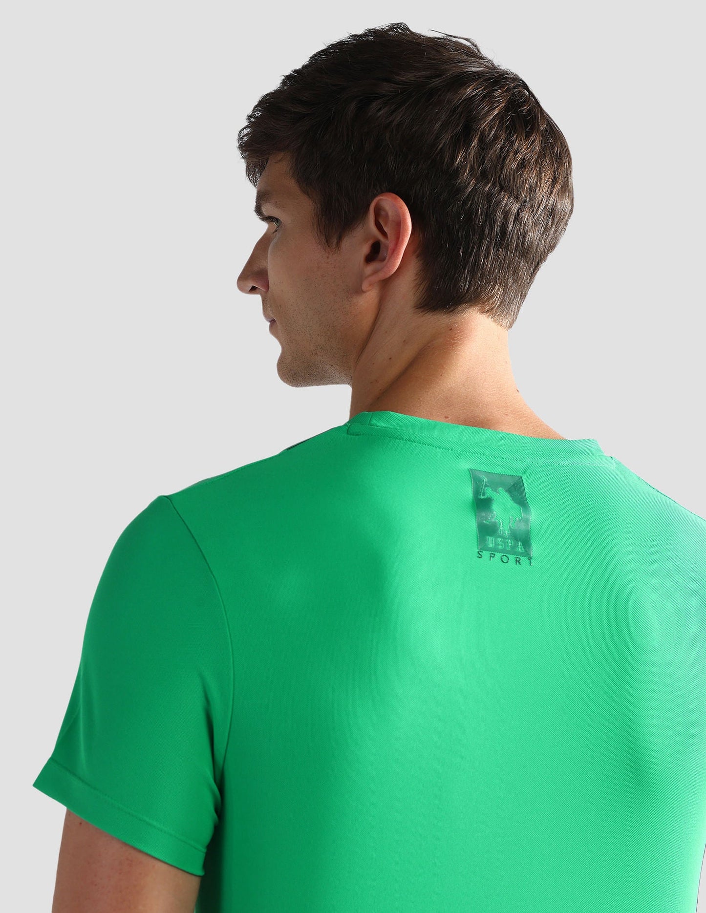 Brand Stripe Honeycomb T-Shirt