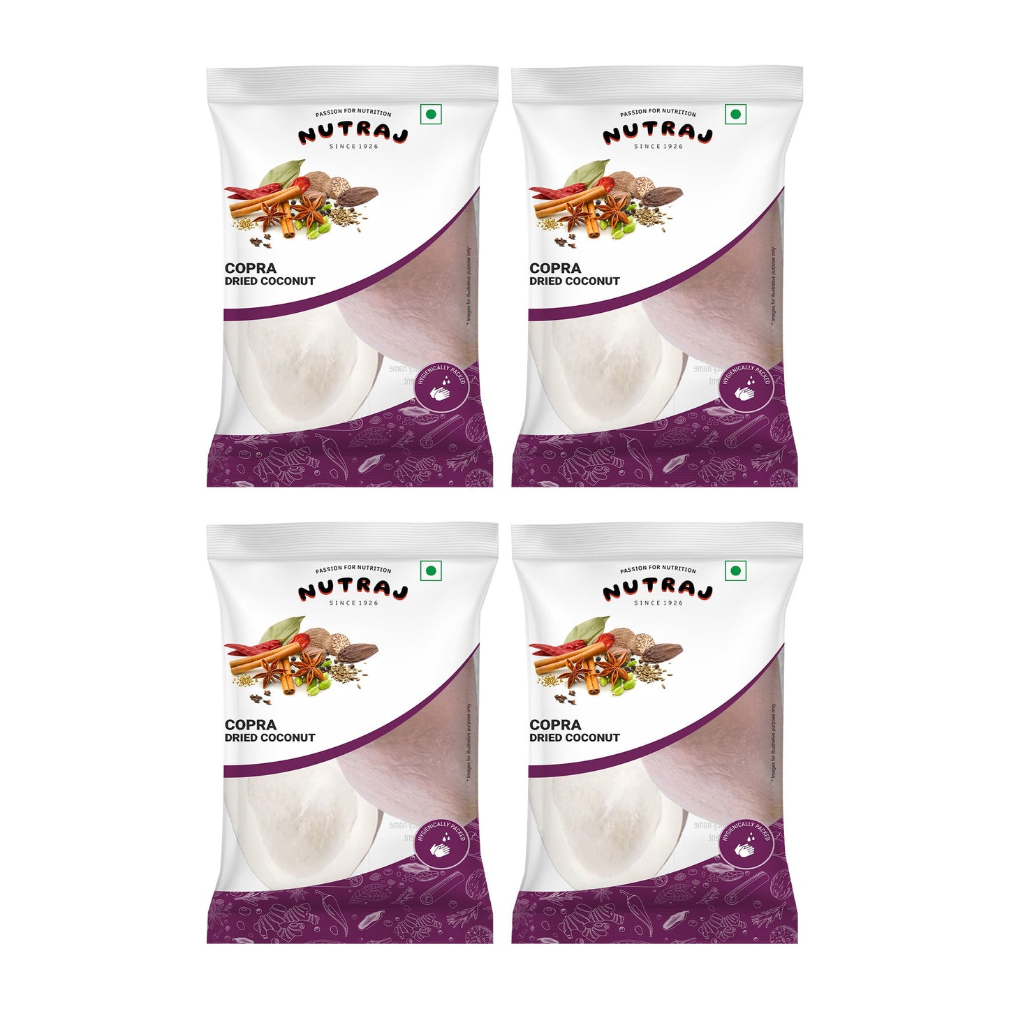 Nutraj Copra Dried Coconut Whole 200g