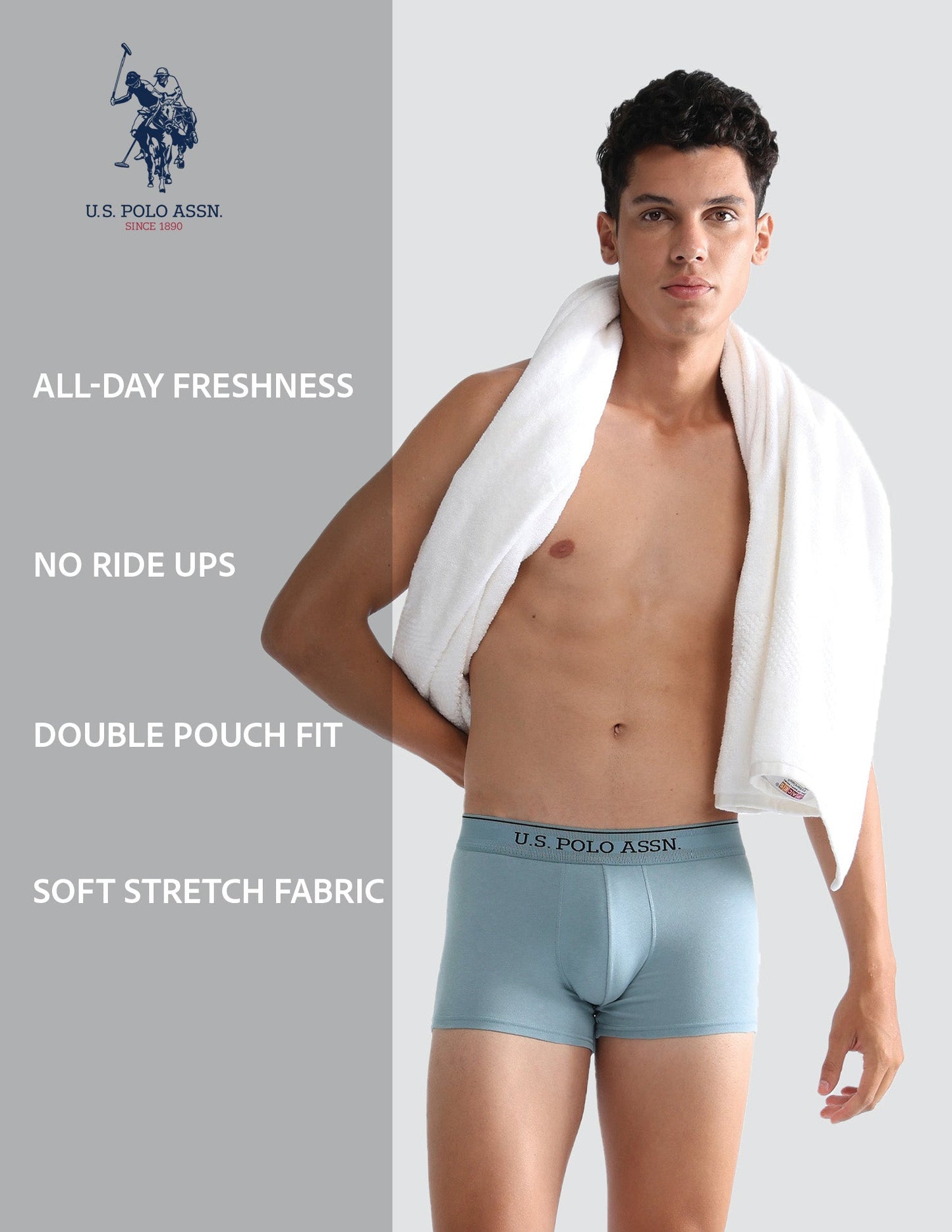 Mid Rise Solid OET15 Trunks - Pack Of 3