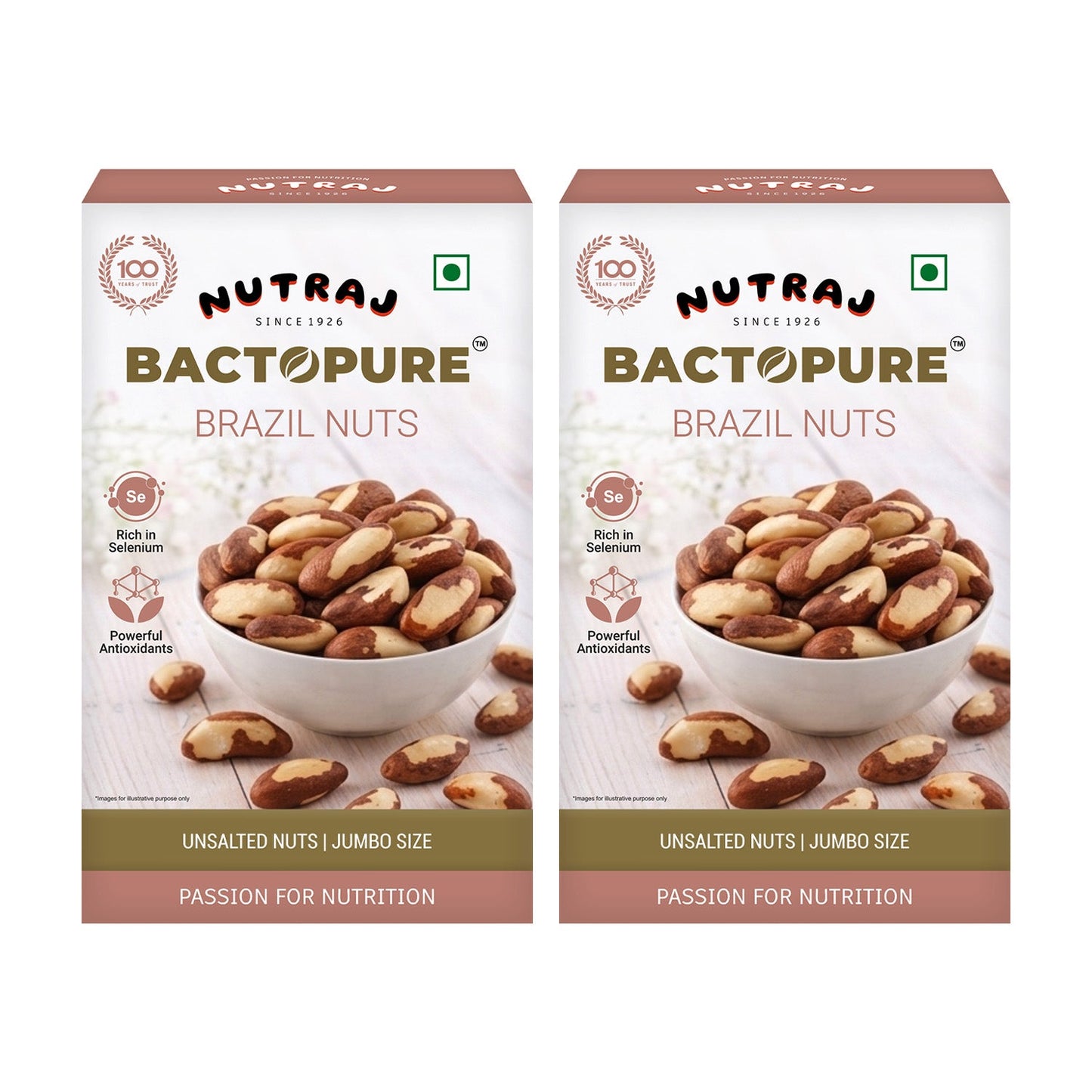 Nutraj Bactopure Roasted Brazil Nut 100gm