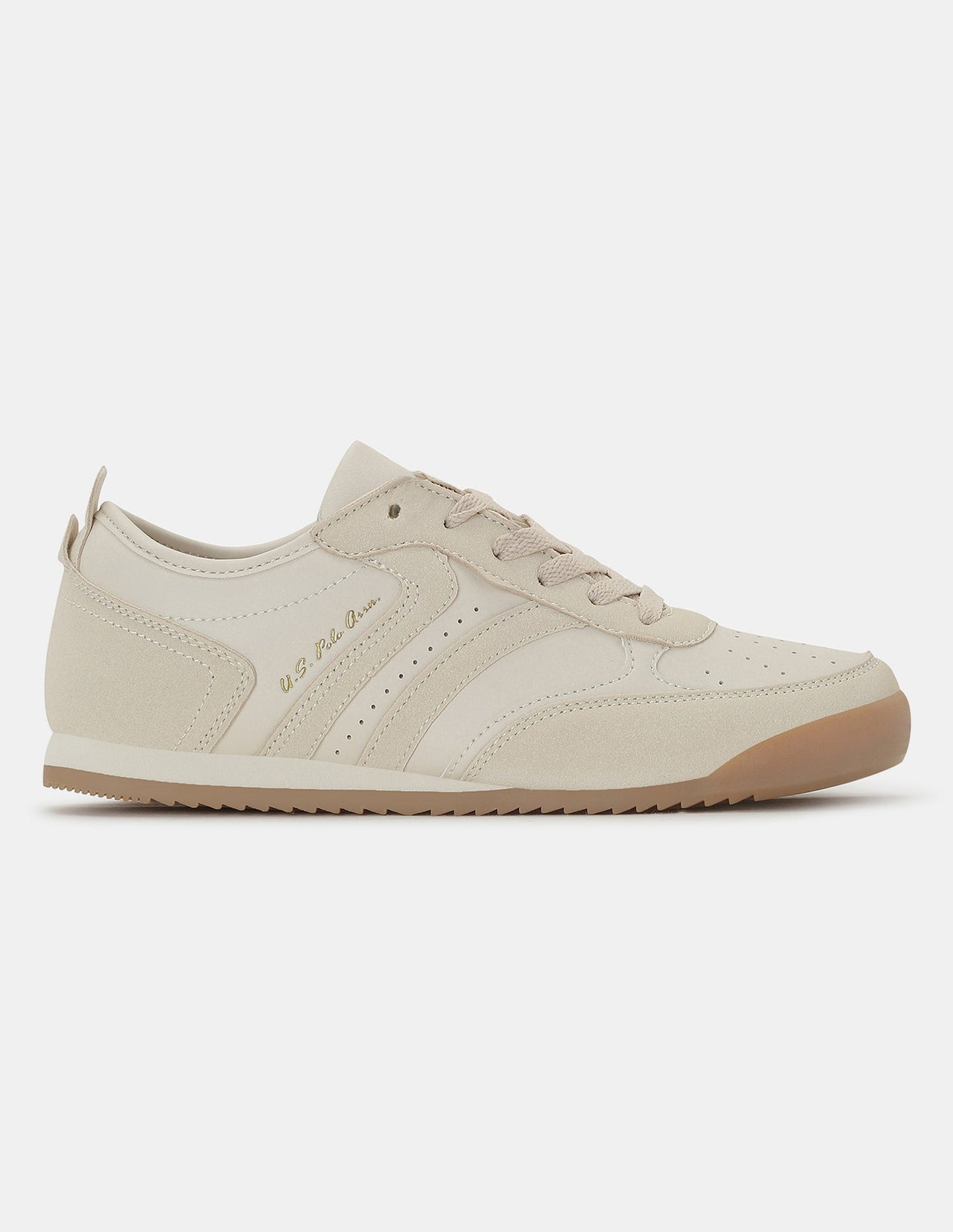 U.S. Polo Assn. Women Bianca  Lace-Ups Round Toe Sneakers