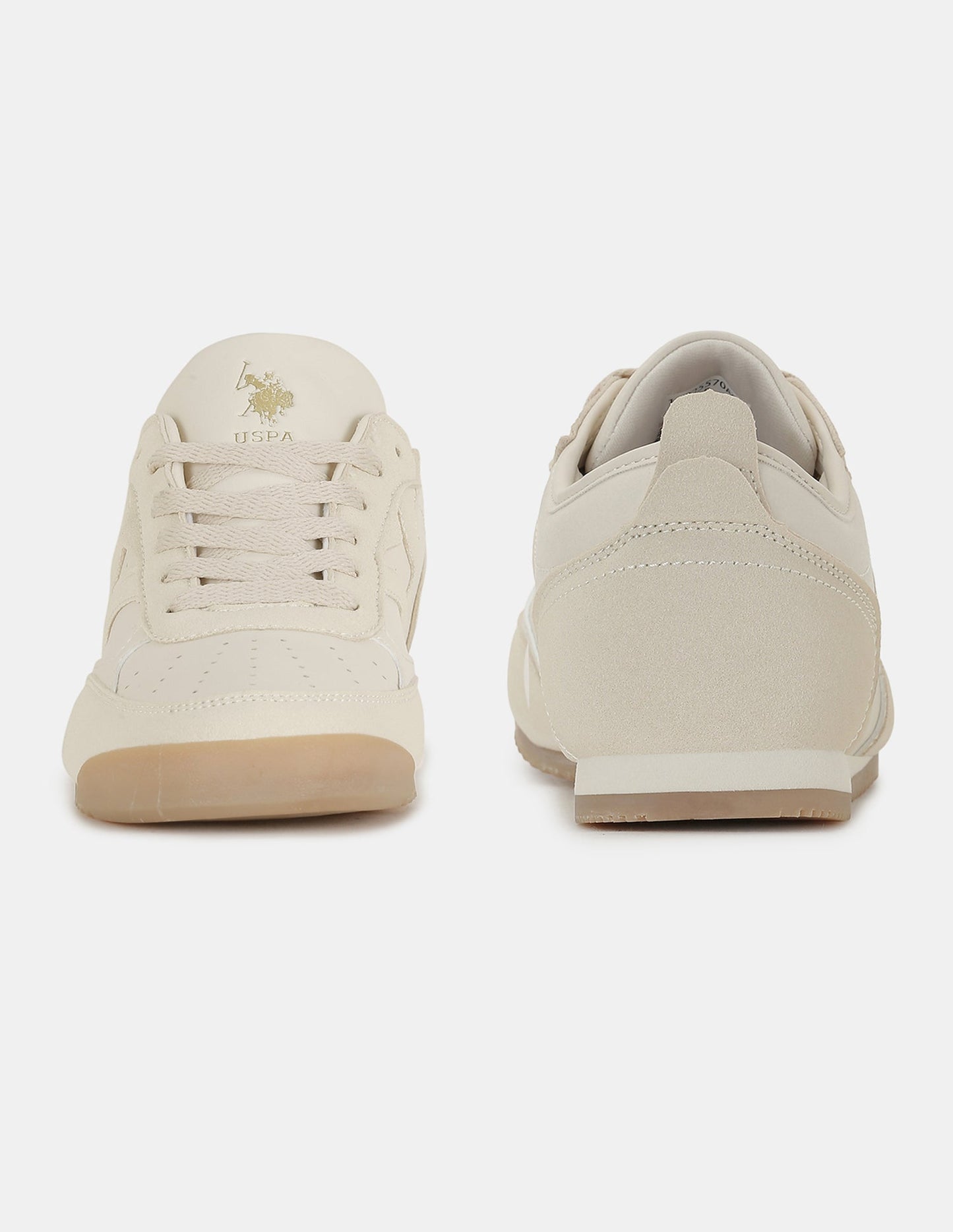 U.S. Polo Assn. Women Bianca  Lace-Ups Round Toe Sneakers