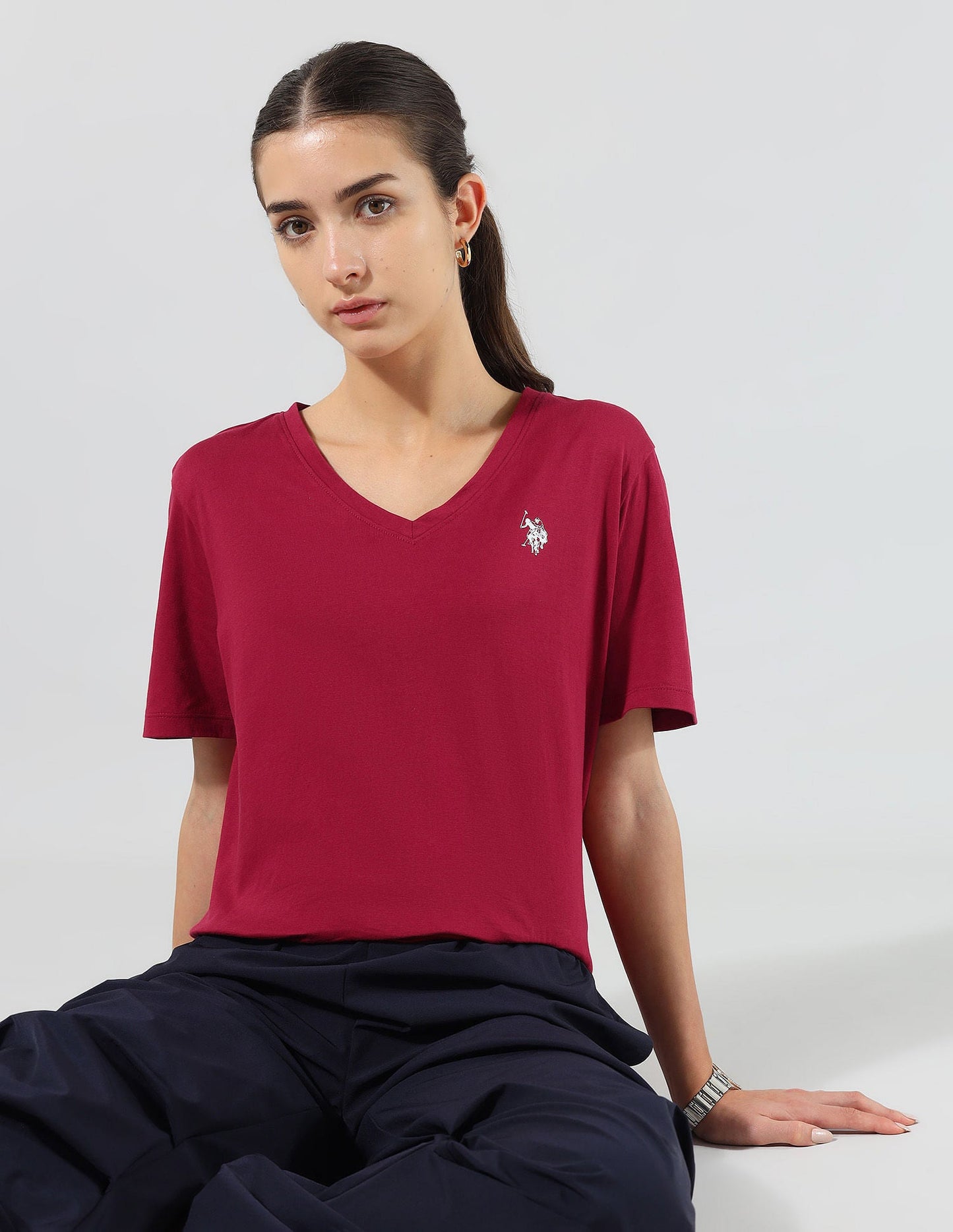 The Everyday Boxy Fit Solid Lounge T-Shirt