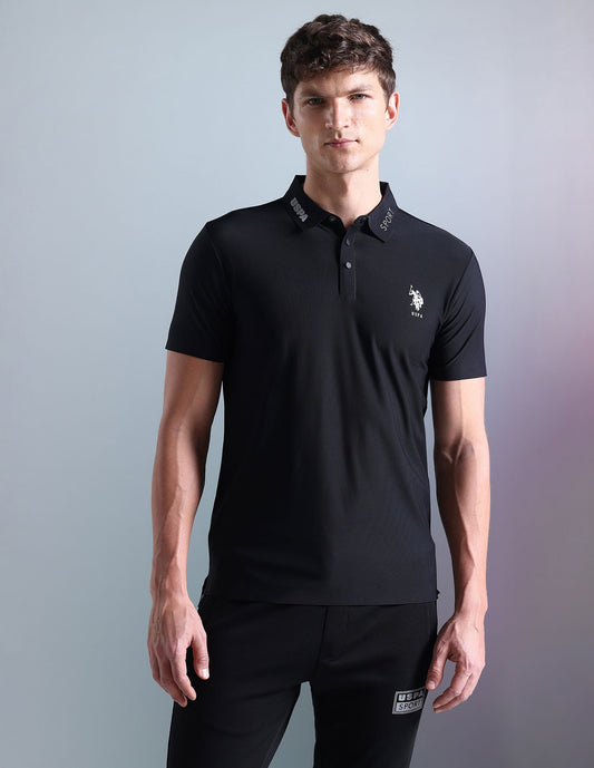 Solid Slim Fit Polo Shirt
