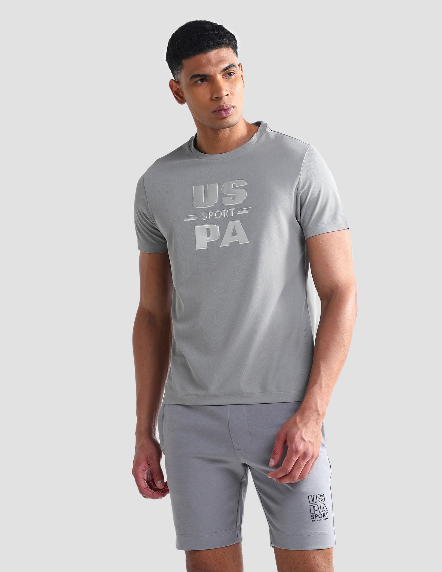 Brand Print Slim T-Shirt