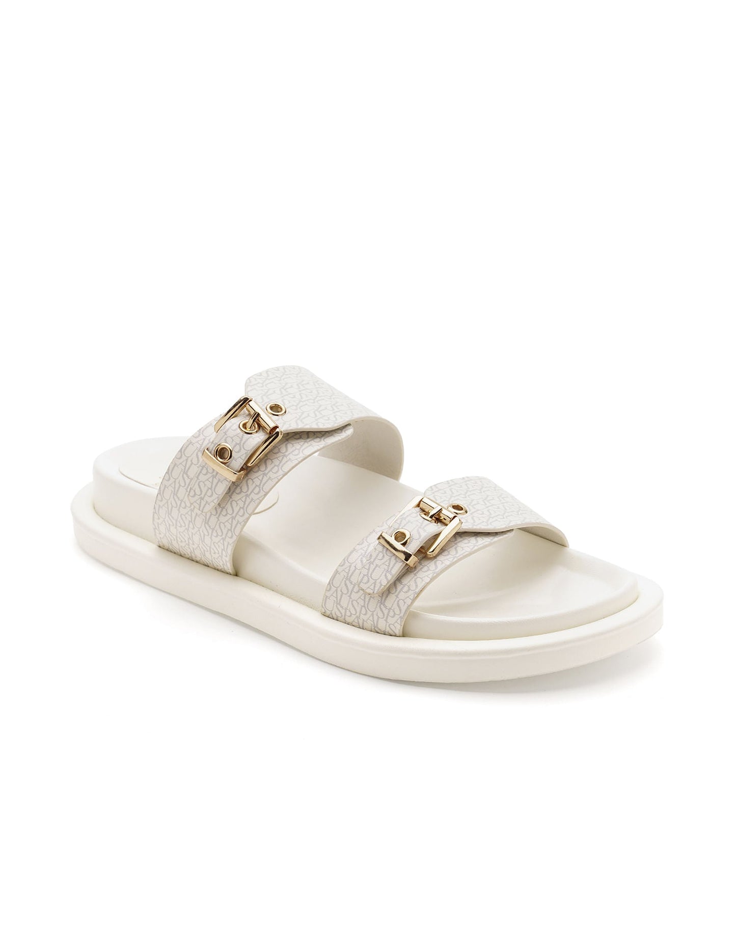 Open Toe Buckle Detail Maria Sandals