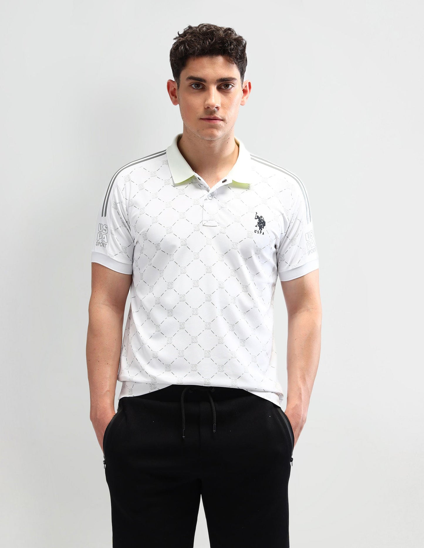Slim Fit Printed Polo Shirt