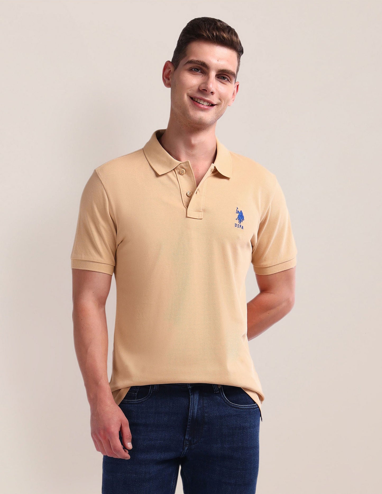 Solid Slim Fit Polo Shirt