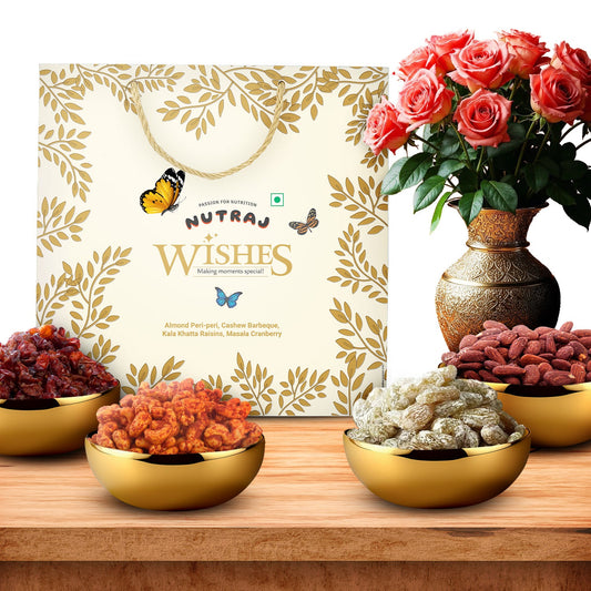 Nutraj Wishes Flavor Fusion 400g Diwali Gift Box |  GB-155