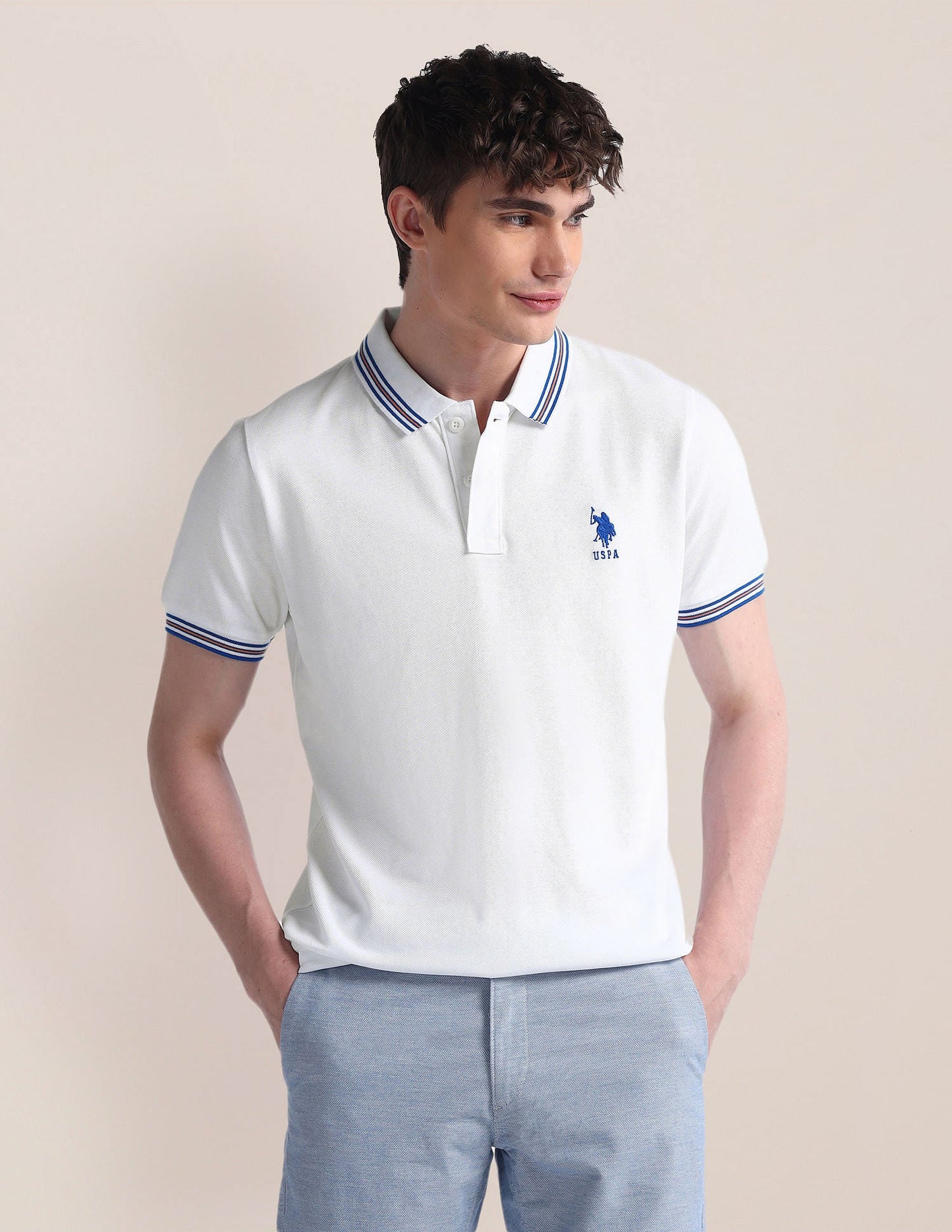 Slim Fit Logo Polo Shirt