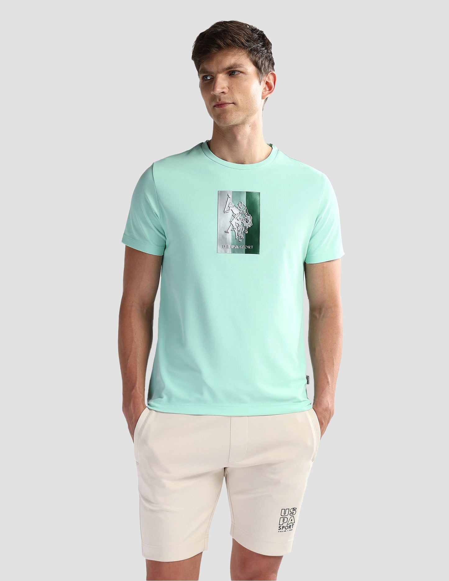 Slim Fit Honeycomb T-Shirt