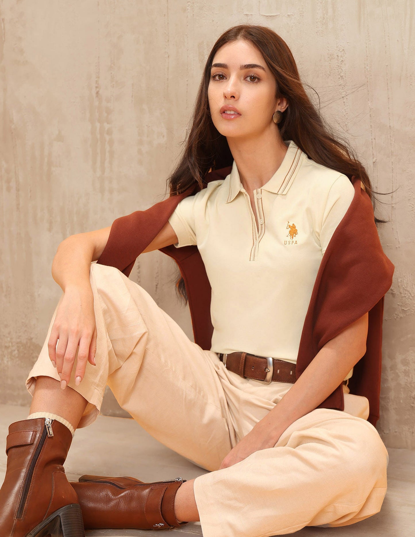 Regular Fit Solid Polo Shirt