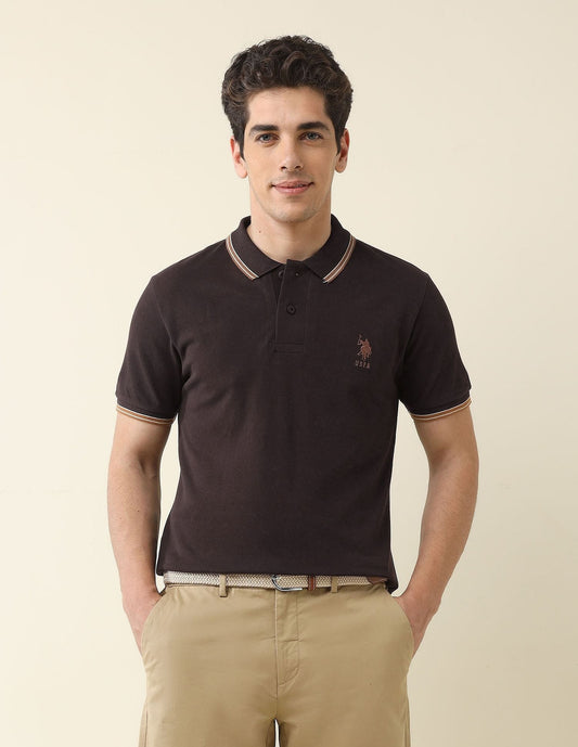 Slim Fit Solid Polo Shirt