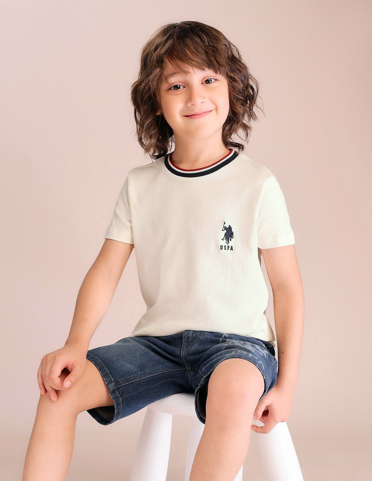 Boys Regular Fit Pure Cotton T-Shirt