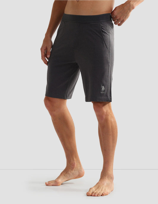 Mid Rise Solid LS001 Shorts - Pack Of 1