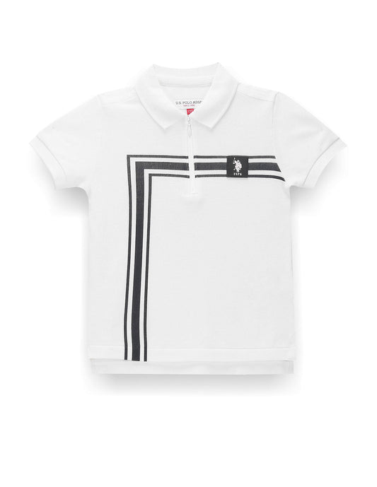 Boys Pure Cotton Polo Shirt