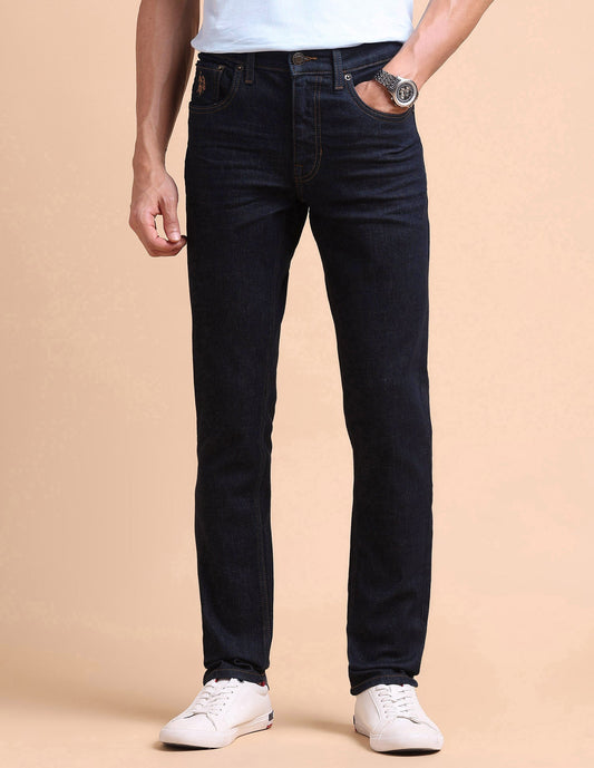 Brandon Slim Tapered Fit Blue Jeans