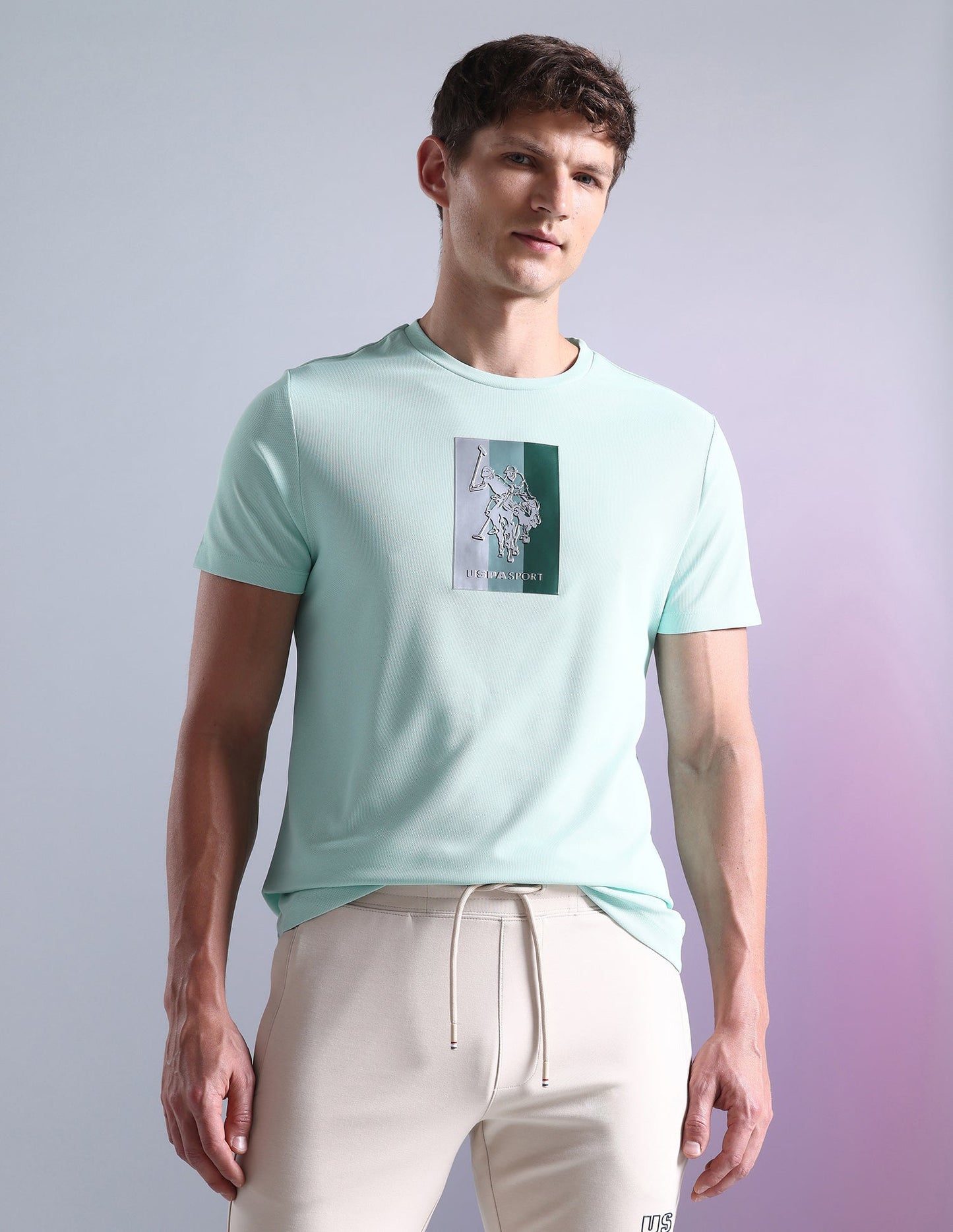 Slim Fit Honeycomb T-Shirt