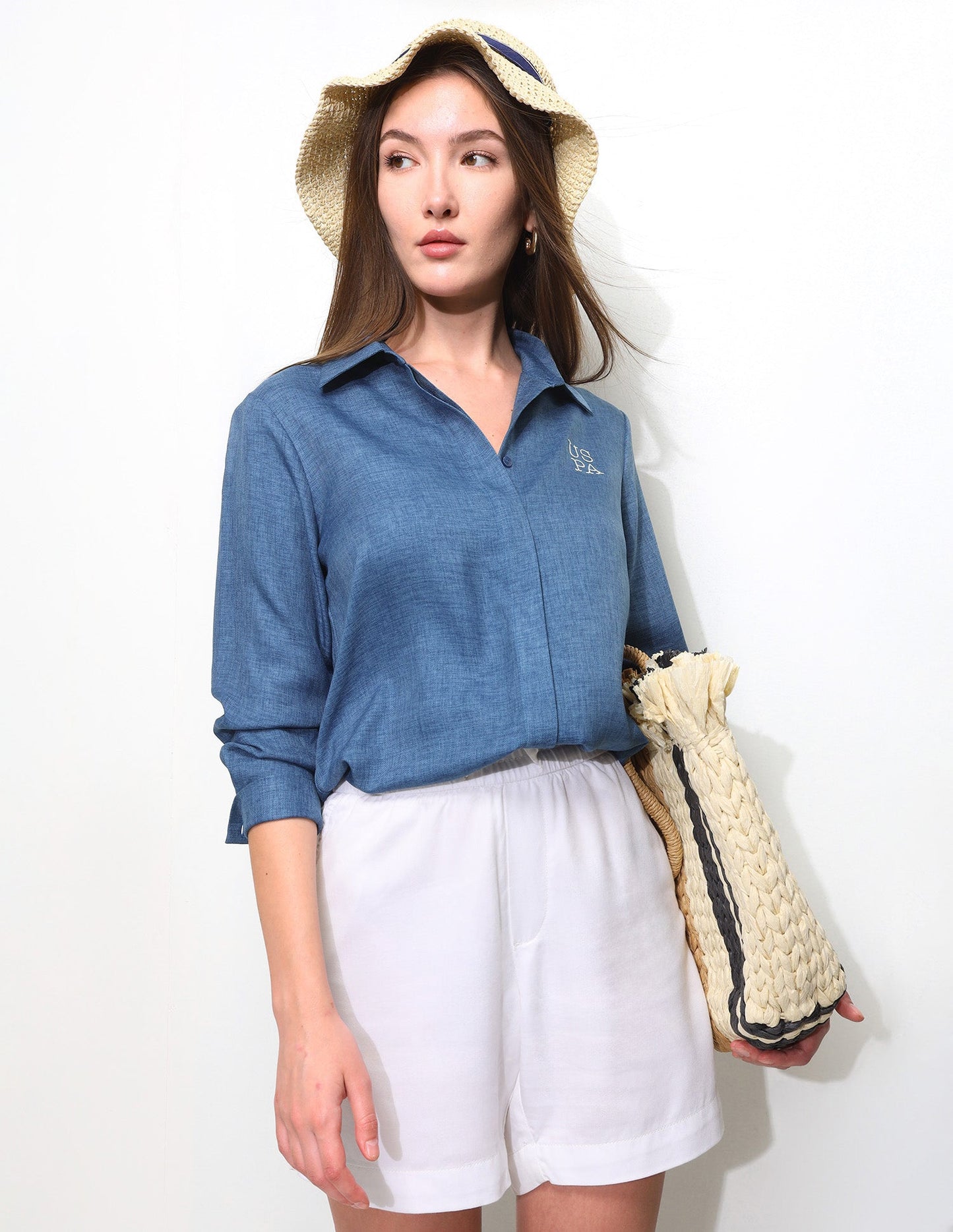 Regular Fit Concealed Placket Shirt