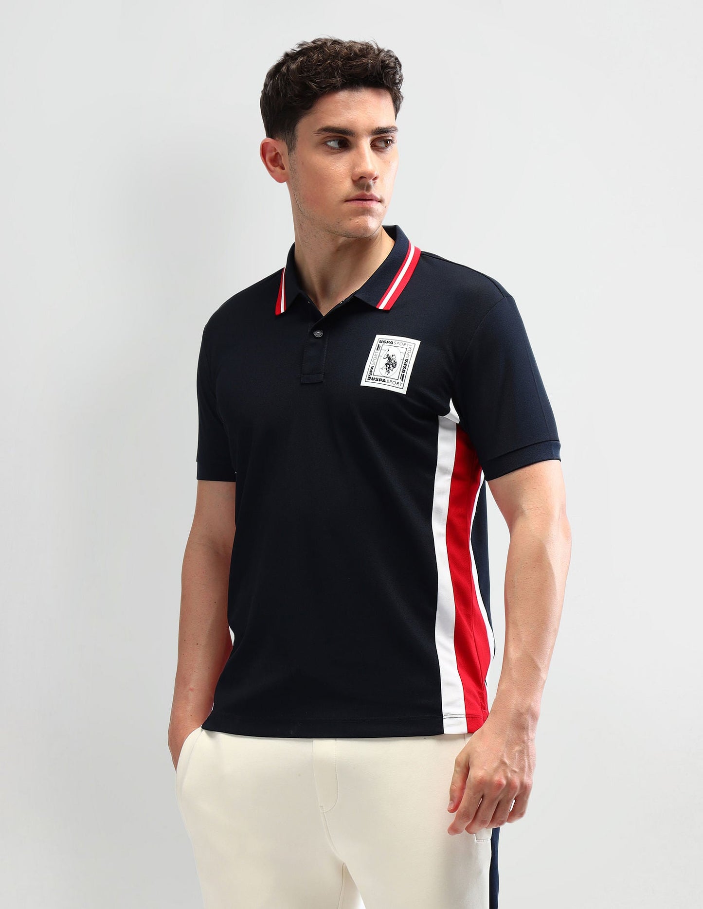 Slim Fit Solid Polo Shirt