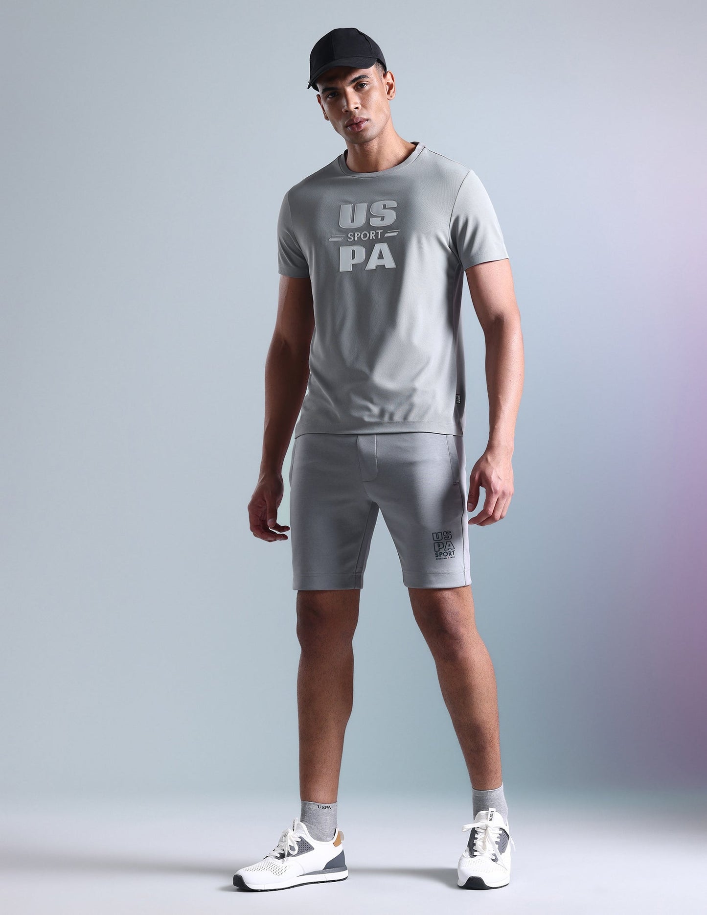 Brand Print Slim T-Shirt