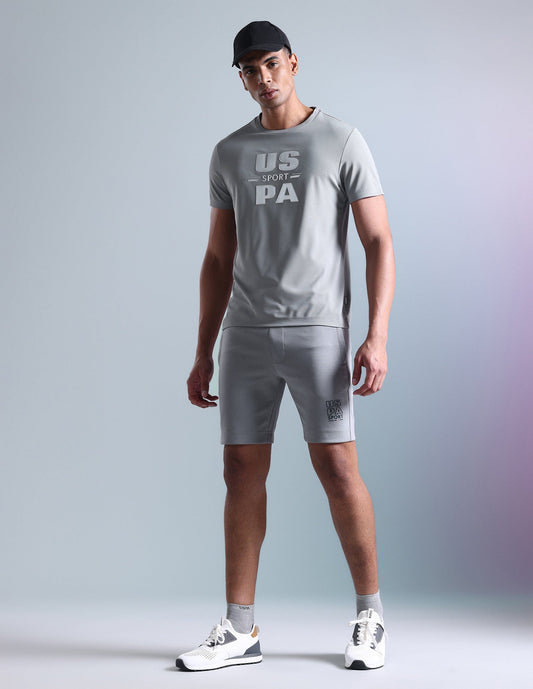 Brand Print Slim T-Shirt