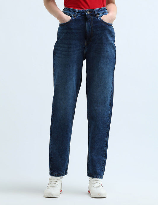 High Rise Mom Fit Jeans