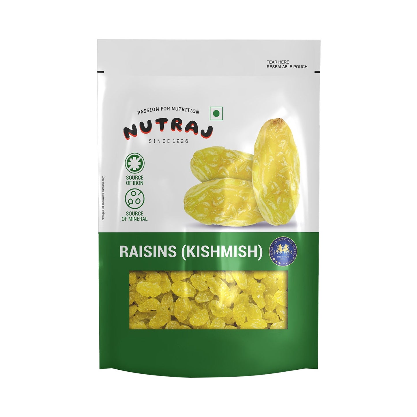 Nutraj Round Raisins 200gm (kishmish/kismis)