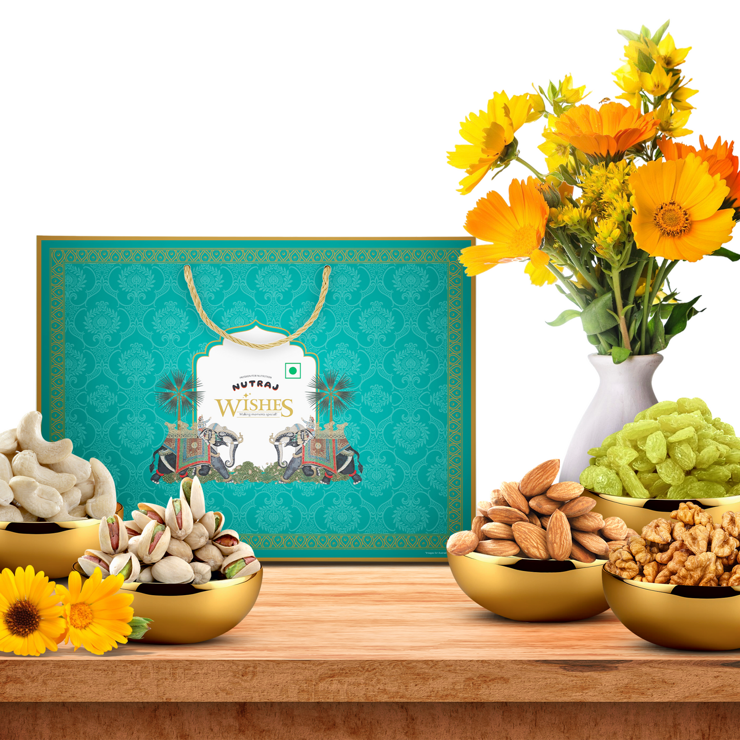 Nutraj Wishes Healthy Delight Gift Box 1kg