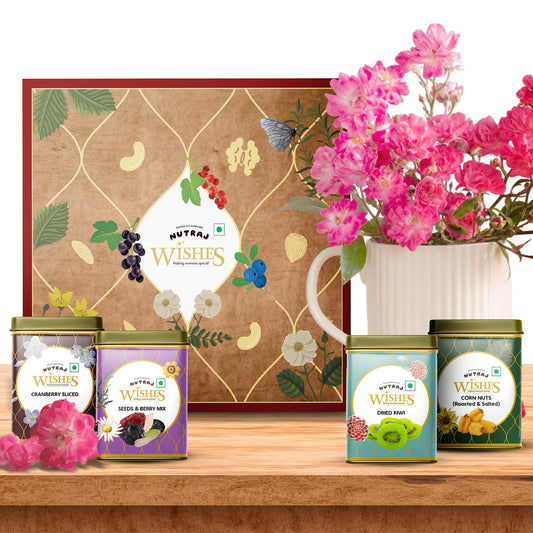 Nutraj Wishes Tradition & Treats 600g Diwali Gift Box |  GB-159