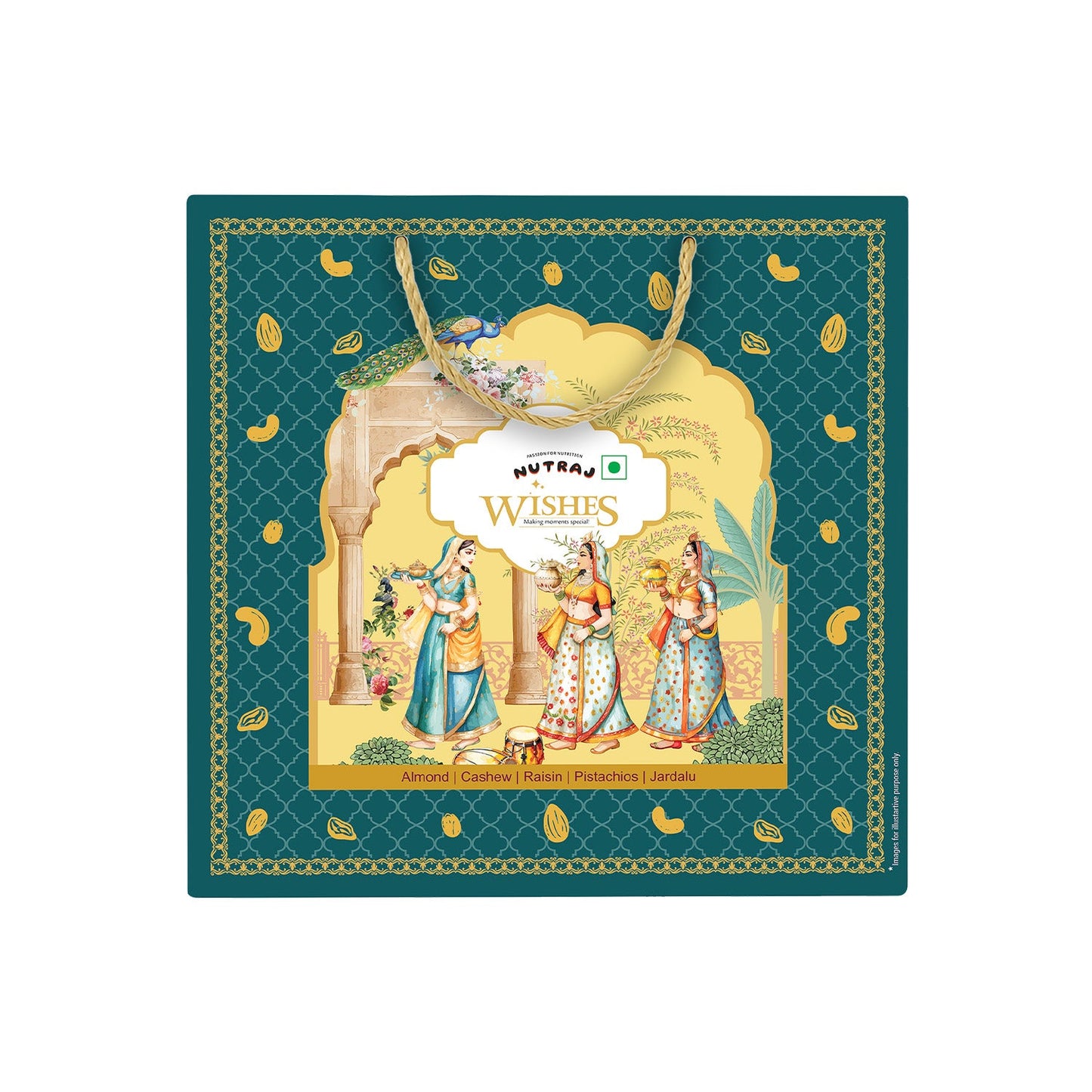 Nutraj Wishes Regal Tradition 1 Kg Diwali Gift Box | GB-158