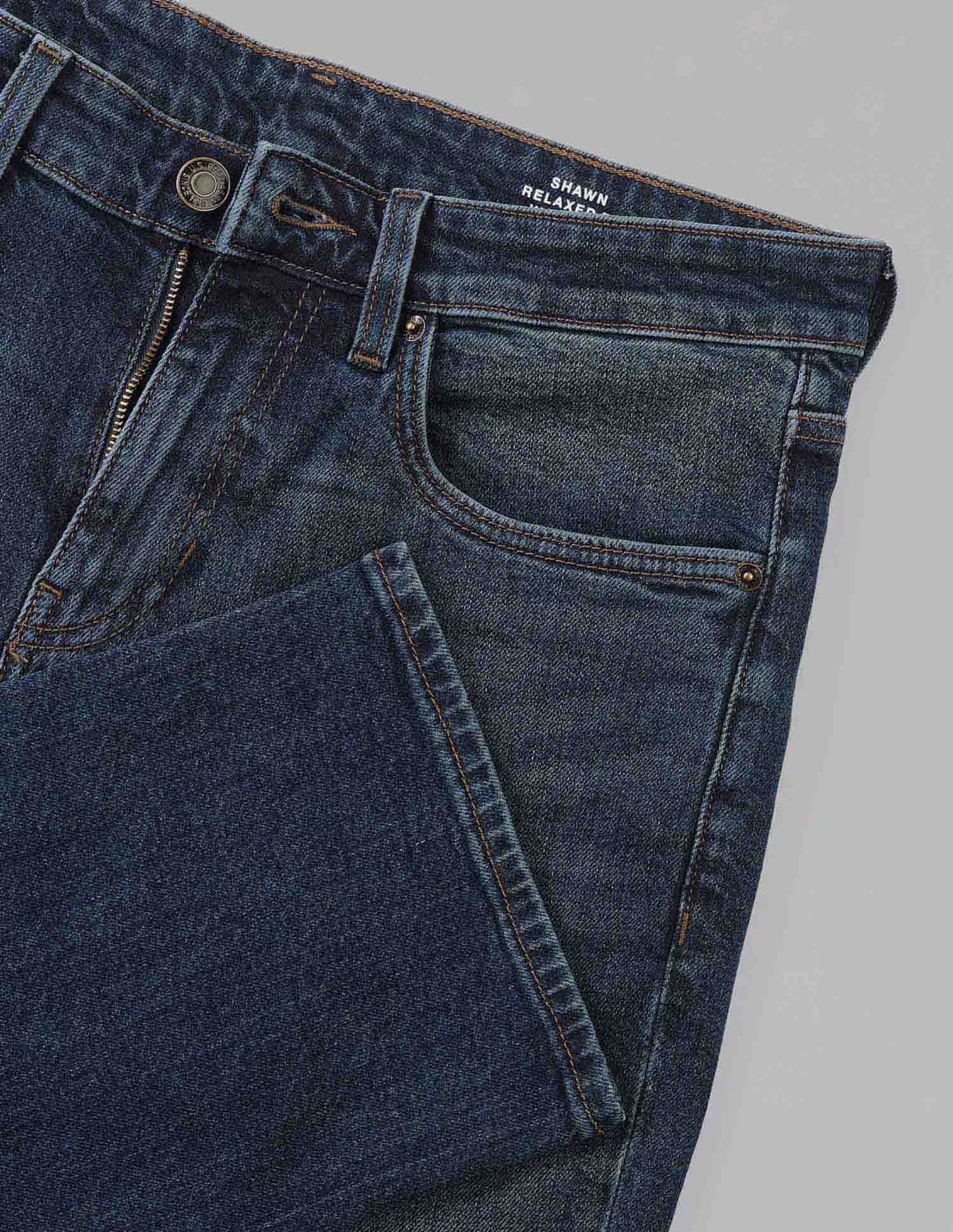 Vintage Shawn Relaxed Fit Blue Jeans