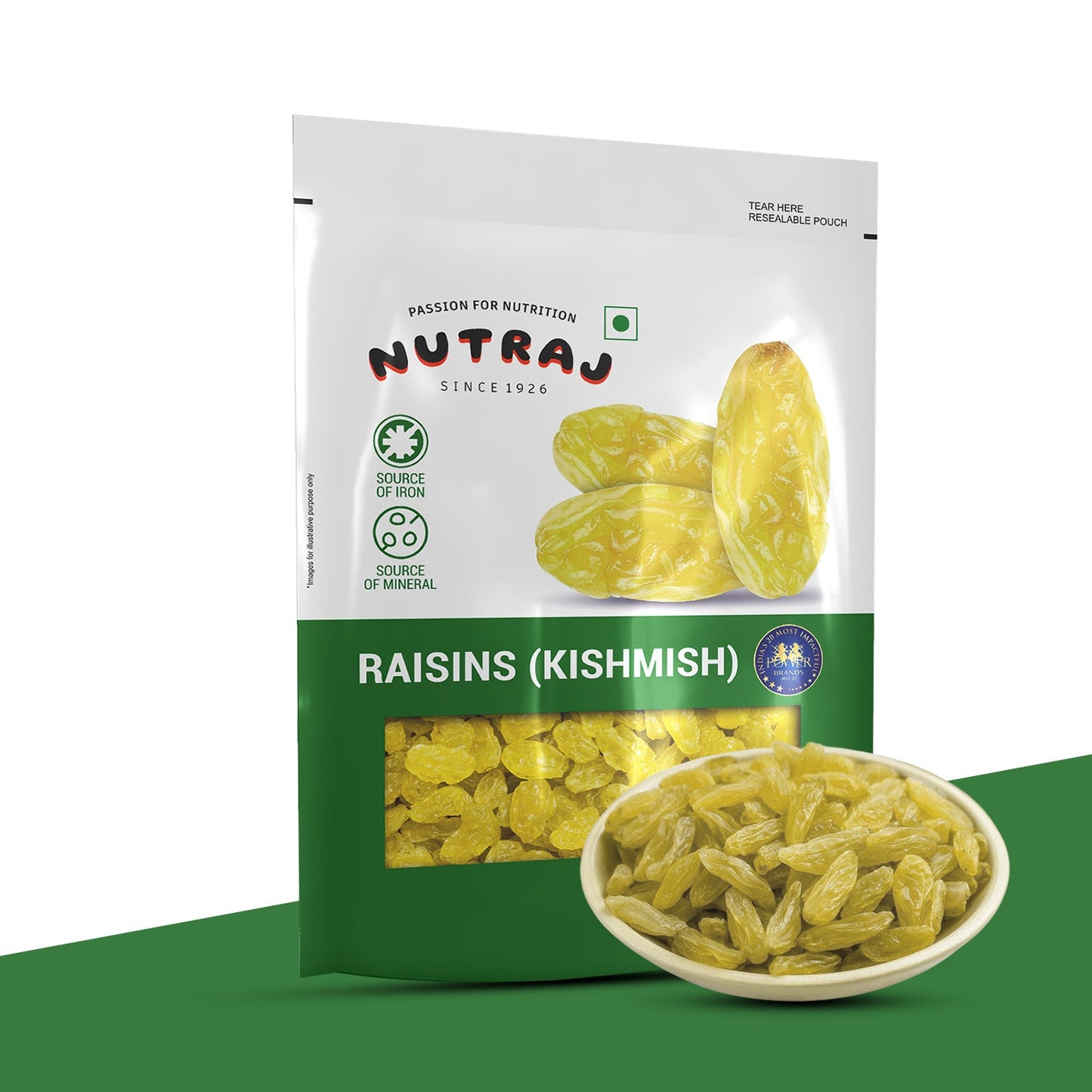 Nutraj Round Raisins 200gm (kishmish/kismis)